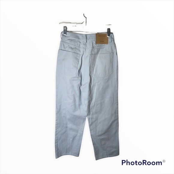 NWT SIGNIFICANT OTHER Monty Jean High Rise Straight Leg Light Wash Size US 4 - Picture 8 of 12
